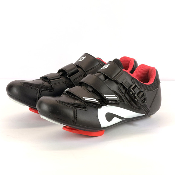 Peloton Altos Indoor Cycling Shoes Size 43 Black Red Unisex Bike Buckle Active - Picture 2 of 11